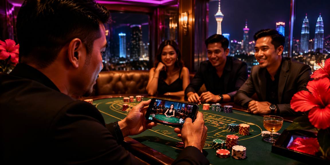 Permainan Baccarat Langsung dengan Dealer Sebenar